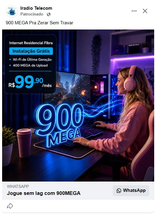 Tráfego pago para provedor de internet
