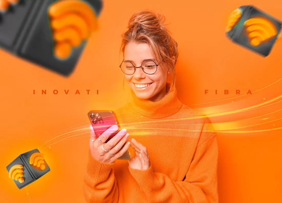 Criação de marca e identidade visual para provedor de internet